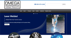 Desktop Screenshot of omegathermoproducts.com